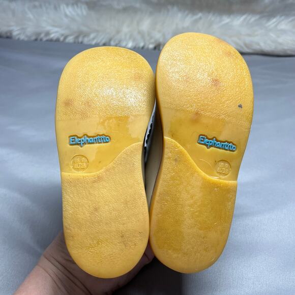 Elephantito Toddler Girls Shoes US size 9 Mary Jane Metallic Champagne Adj. - Picture 8 of 9